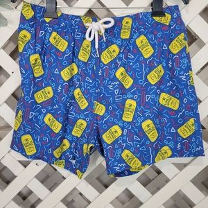 New with Tag Shinestry Samuel Adams Summer Ale Swim Shorts Size Medium